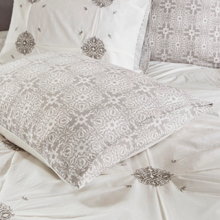 Embroidered Reversible Comforter Set