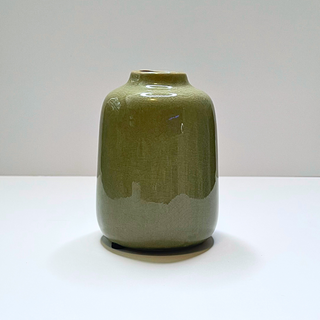 Olive Ceramic Vase Set