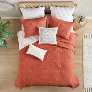 Coral Reversible Comforter Set