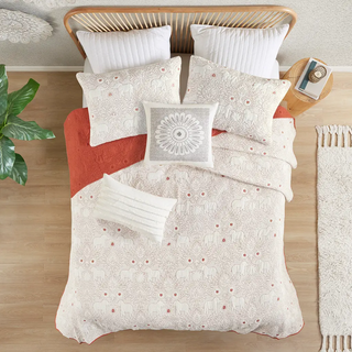 Coral Reversible Comforter Set