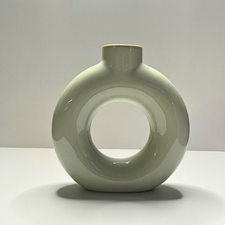 Sage Hollow Ceramic Vase
