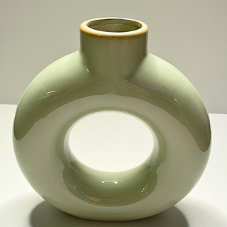 Sage Hollow Ceramic Vase